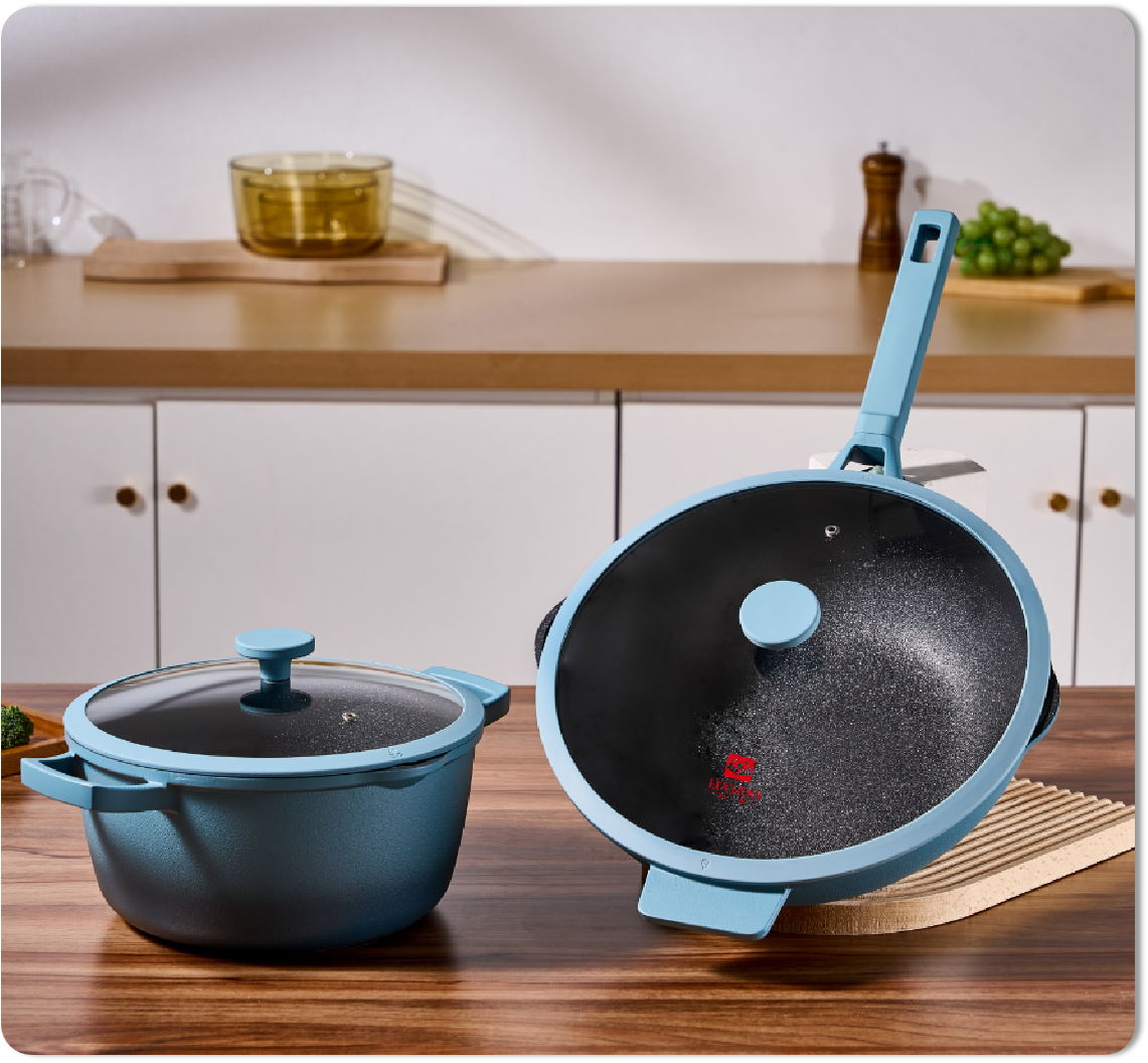 悅藍不粘鍋套裝LH-TZ36       